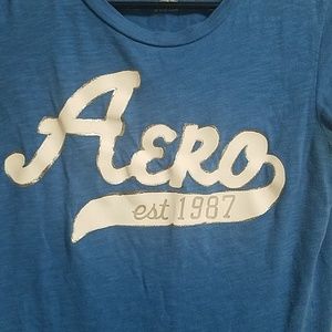 Blue aeropostale tee
